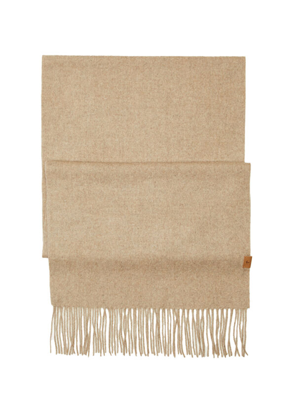Beymen Club Beige Women's Cashmere Scarf - 1