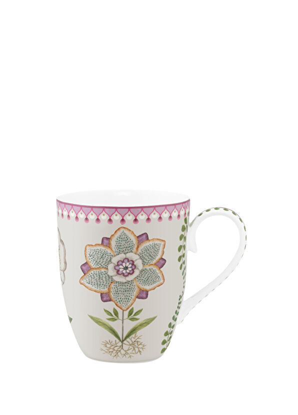Pip Studio - Lily & Lotus Mor Porselen Kupa - Mor