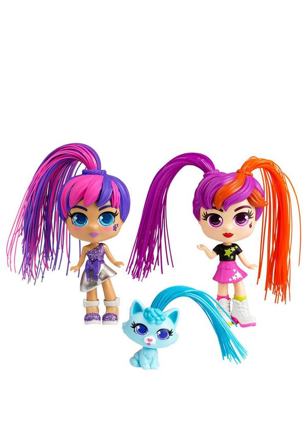 Silverlit  Curli Girls Triple Set with Dolls and Animals - 2