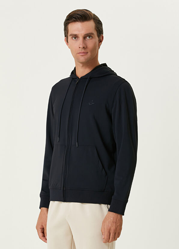 Beymen Club Lacivert Kapüşonlu Sweatshirt - 4