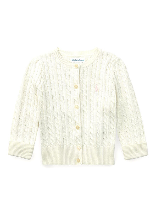 Polo Ralph Lauren Bej Unisex Bebek Hırka - 1