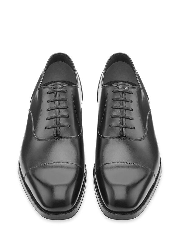 Edgar Siyah Erkek Deri Ayakkabı - Görsel 3