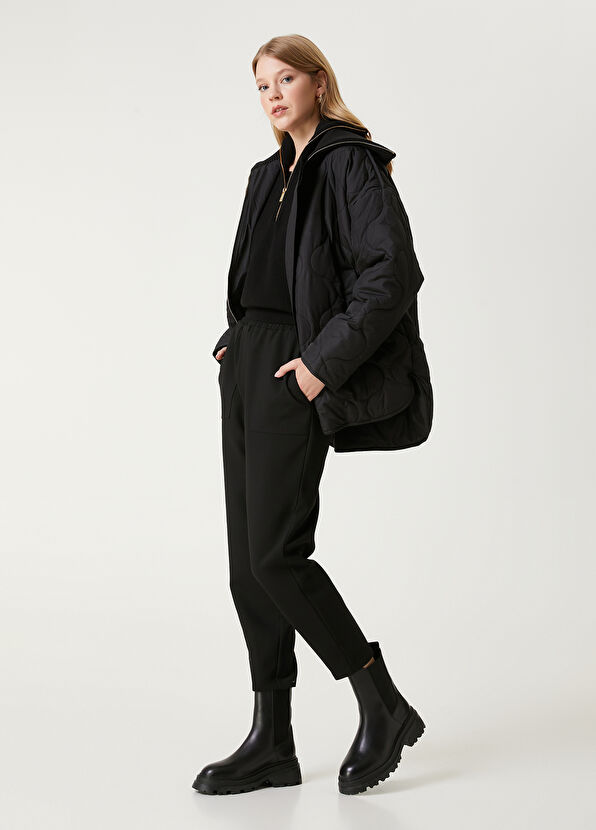 Beymen Club Siyah Aplike Cepli Pantolon - 1