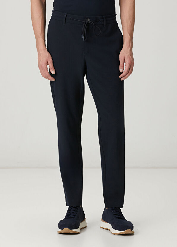 Beymen Club Navy Blue Waist Corded Chinos - 2
