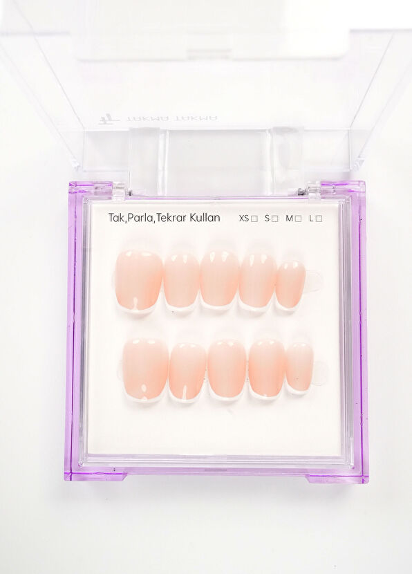 Don't Wear Don't Wear Short Ballerina 15 Pack Tan Color Prosthetic Artificial Nails TT0575 - 2