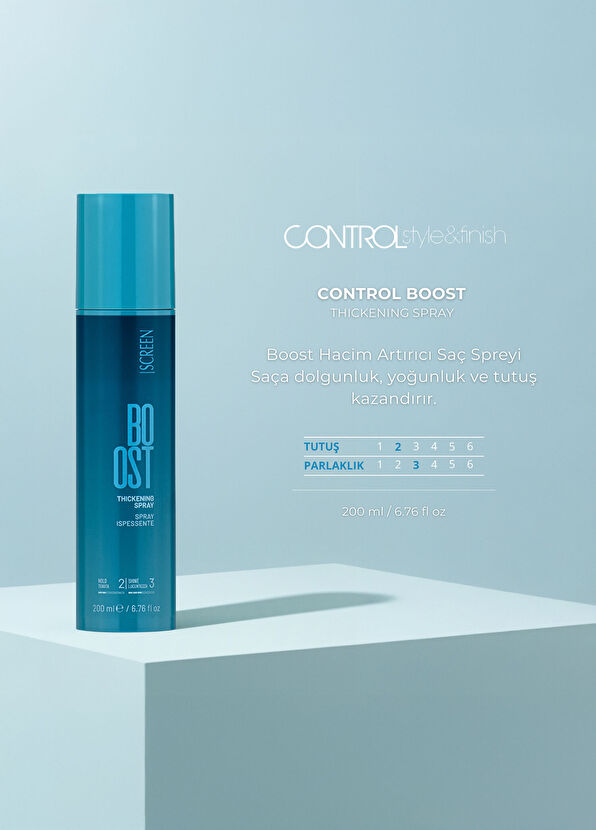 Screen Hair Care Control Boost Hacimlendirici Saç Sprey 200 ml - 2