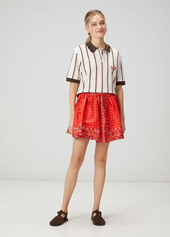 Beymen Club Kırık Beyaz Çizgili Polo T-shirt - 2