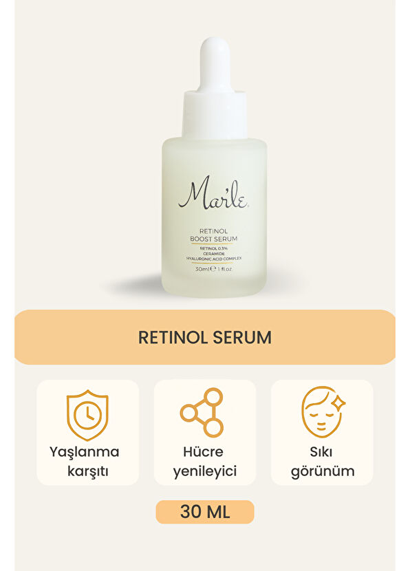 Mar'le Retinol Yaşlanma Karşıtı Cilt Serumu 30 ml - 2