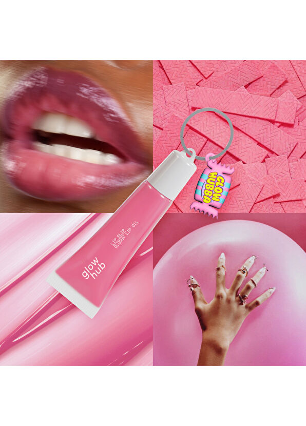 Glow Hub Lip Slip Glossy Lip Oil - Glow Hubba - 3