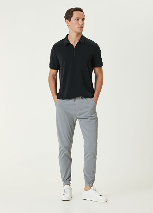 Beymen Club Gri Beli Kordonlu Jogger Spor Pantolon - 1