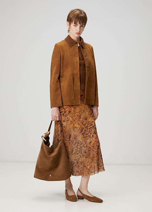 Beymen Club Tan Suede Jacket - 2