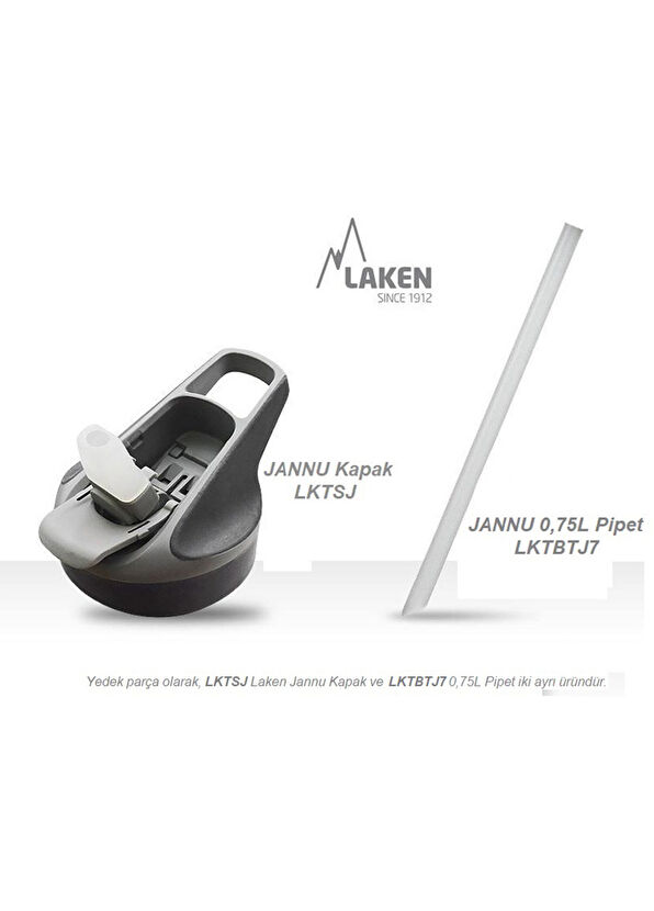 Laken Jannu Kırmızı Çelik Termos 0,75 lt - 3