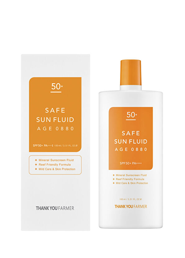Thank You Farmer Safe Sun Fluid Age 0880 SPF50+ PA++++ Mineral Filter Sunscreen 100 ml - 2
