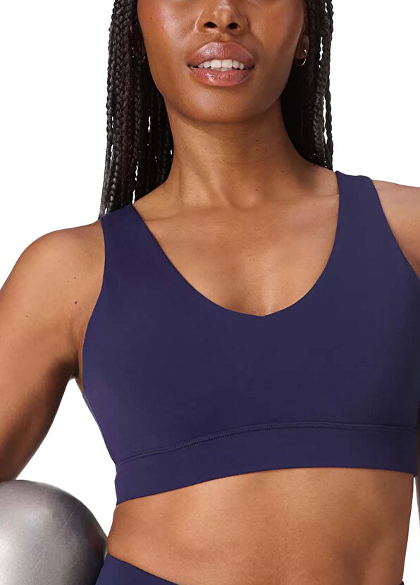 Sweaty Betty Ultimate Studio Voop Bra Lacivert Kadın Spor Sütyeni - 2