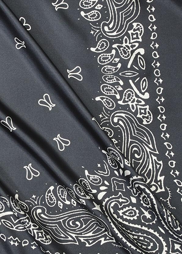 Beymen Club Navy Blue Silk Scarf - 2