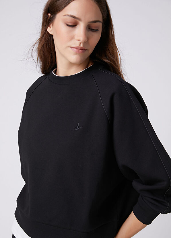 Beymen Club Black Piping Detailed Sweatshirt - 2