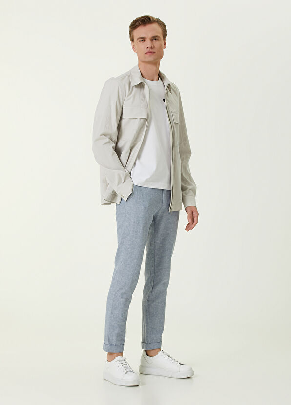 Beymen Club Taş İri Gofre Dokulu Dış Gömlek - 2