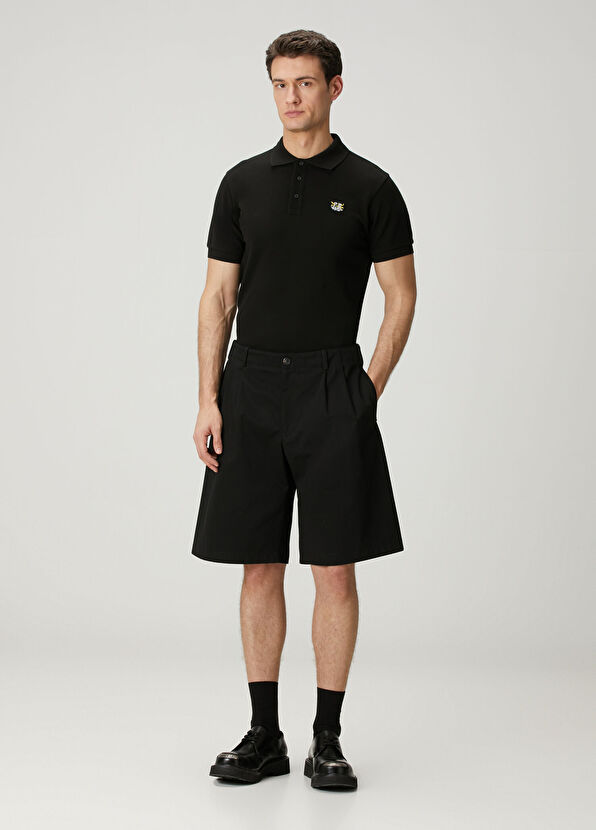 Kenzo Wild Tiger Slim Fit Black Polo T-Shirt - 2