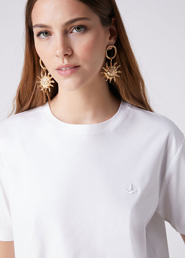 Beymen Club Gold Sun Women's Earrings - 3