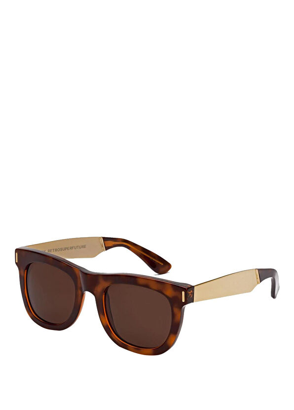Retro Super Future 366 3T Brown Unisex Sunglasses - 1