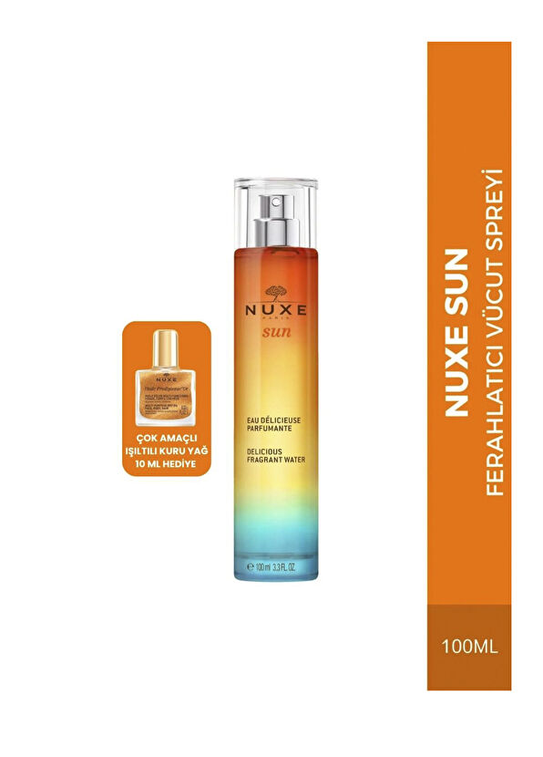 Nuxe Sun Ferahlatıcı Vücut Spreyi 100 ml + Çok Amaçlı Kuru Yağ 10 ml 2'li Cilt Bakım Seti - 2