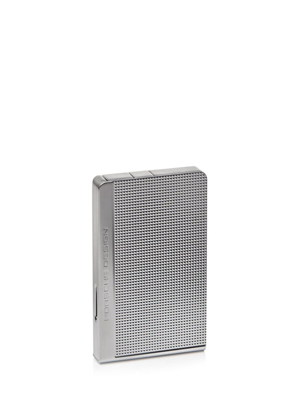 Porsche Design P363908 Gümüş Jet Alev Knurling Puro Çakmak  - 1