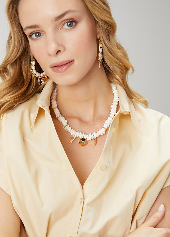 Beymen Club Cream Crop Shirt - 2