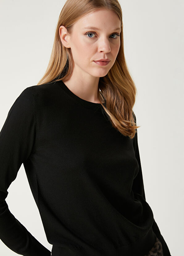 Beymen Club Siyah Yün Kazak - 2