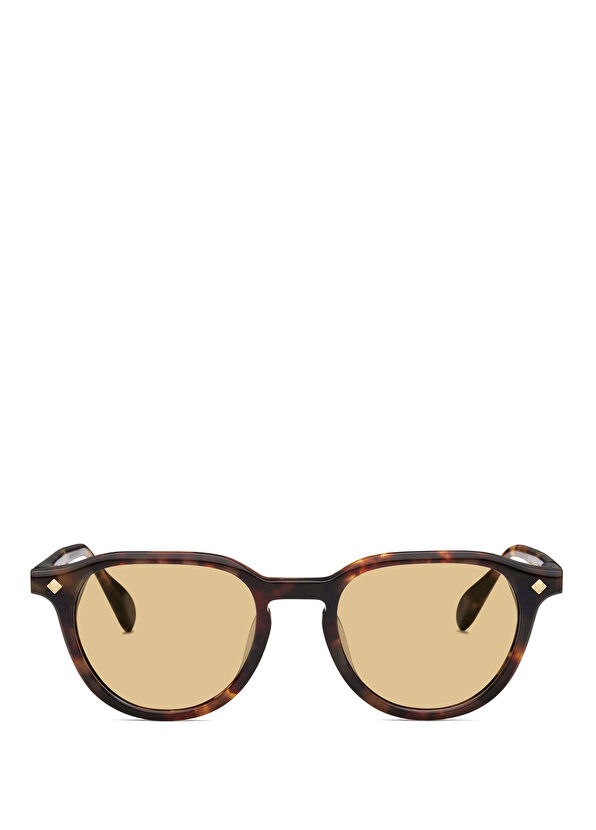 Brett Lunetterie Generale Desert Rain Medium Tortoise Brown Acetate Unisex Sunglasses - 1