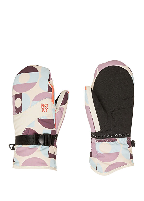 Roxy Jetty Girl Mitt Pink Girls' Ski Gloves - 1