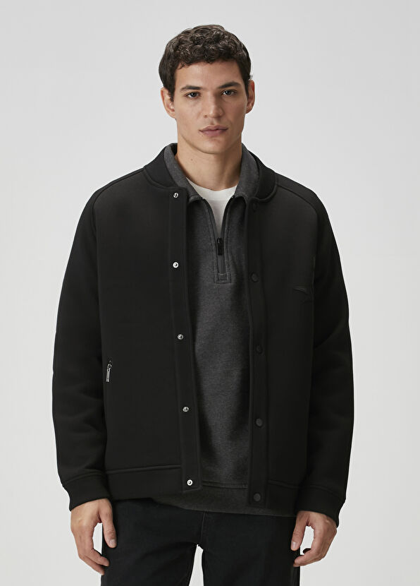 Beymen Club Black Logo Detailed Cardigan - 1