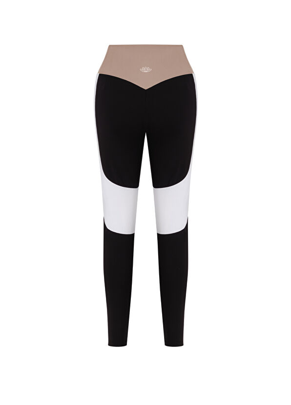 esmaya Renkli Çizgili Kadın Spor Tayt - 2