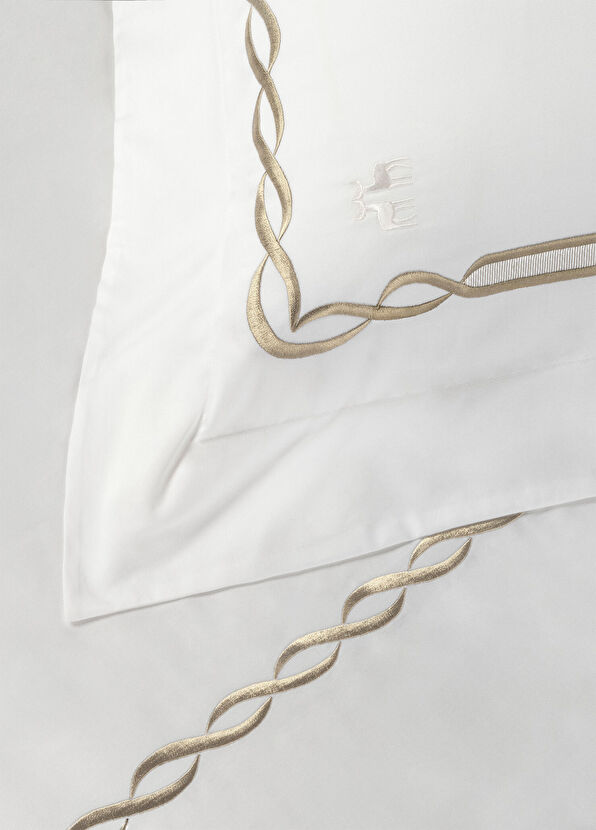 Ren Home Legame Wheat Nakışlı Pamuk Saten King Size Nevresim Takımı 240 x 220 cm - 4