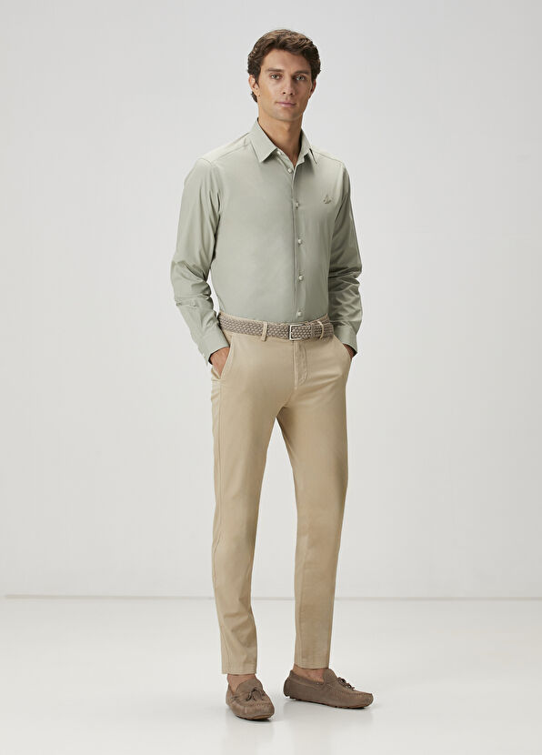 Beymen Club Yeşil Logo Nakışlı Gömlek - 3