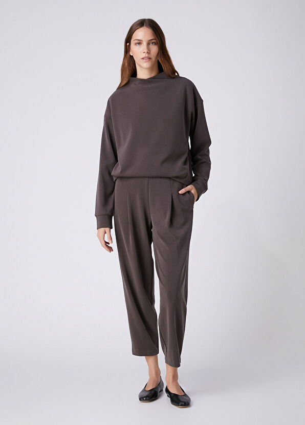 Beymen Club Kahverengi Slouchy Modal Eşofman Altı - 2
