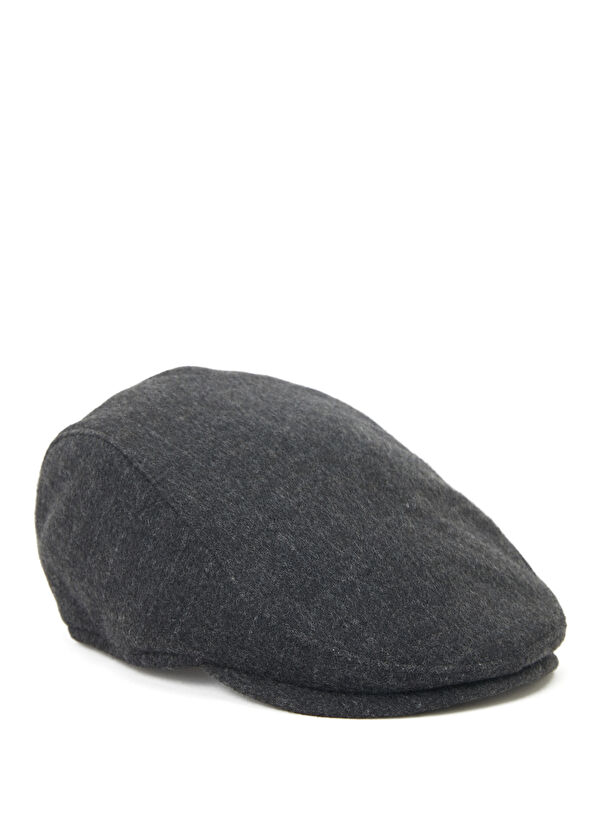Beymen Club Anthracite Faint Striped Men's Wool Hat - 2