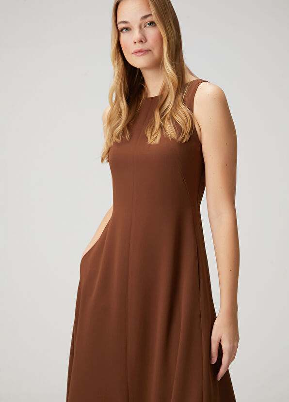 Beymen Club Brown Midi Dress - 2