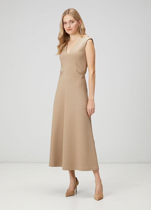 Beymen Club Vizon Drapeli Uzun Elbise - 1