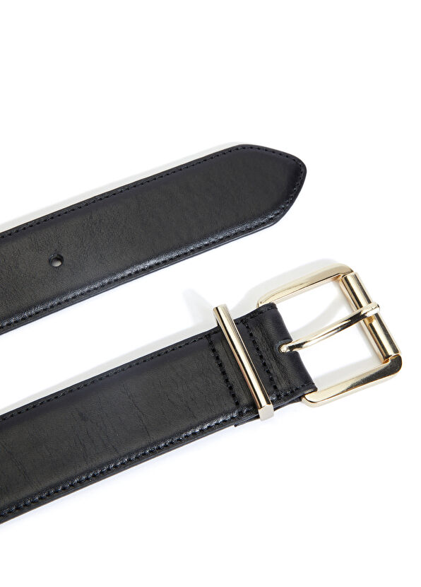 Beymen Club Siyah Kadın Deri Kemer - 2