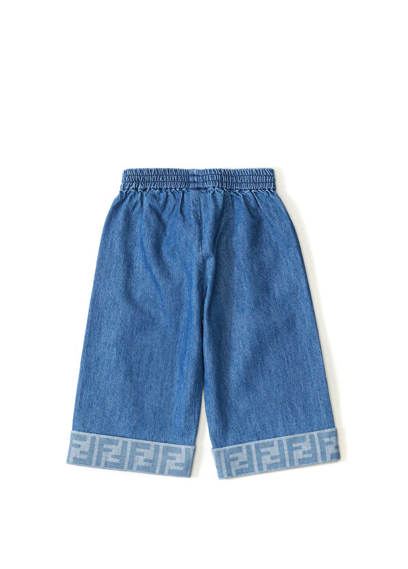 Fendi Mavi Erkek Bebek Pantolon - 2