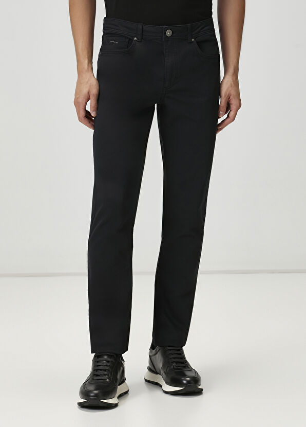 Beymen Club Slim Fit Siyah Stretch Non Denim Pantolon - 2