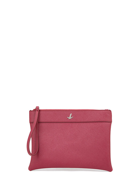 Beymen Club Fuşya Kuş Logolu Kadın El Portföyü - 1
