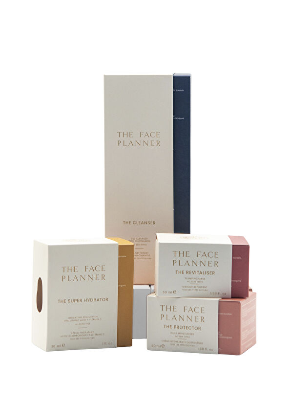The Face Planner The Countdown Plan The Cleanser + The Super Hydrator + The Protector + The Revitaliser Yaşlanma Karşıtı 4'lü Cilt Bakım Seti - 2