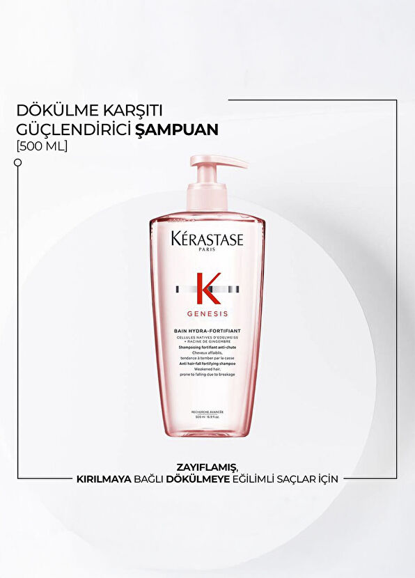 Kerastase Genesis Bain Hydra Fortifiant Dökülme Karşıtı Güçlendirici Şampuan 500 ml - 3