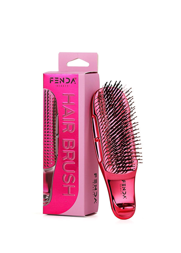 FENDA Professional 4-Pin Compact Pink Hair Brush - 1