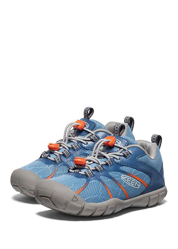 Keen Chandler 2 CNX Vintage Indigo Safety Orange Unisex Kids Sneakers - 2