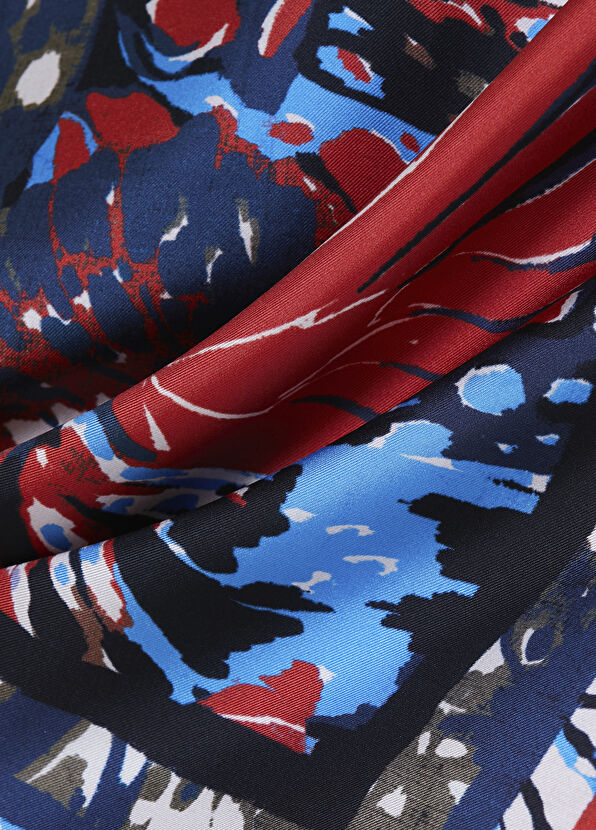 Beymen Club Mavi 50x50 İpek Eşarp - 2