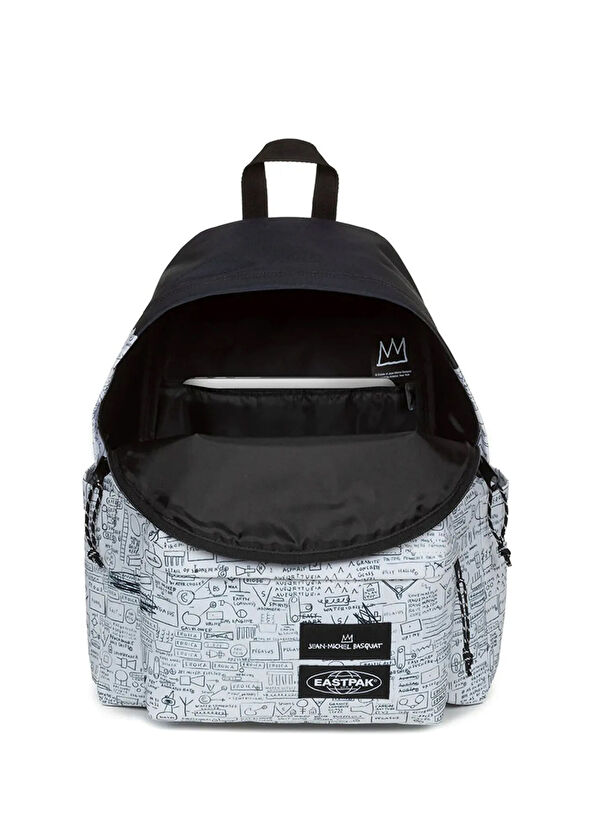 x Basquiat Day Pak'r Siyah Beyaz Erkek Sırt Çantas - Görsel 3