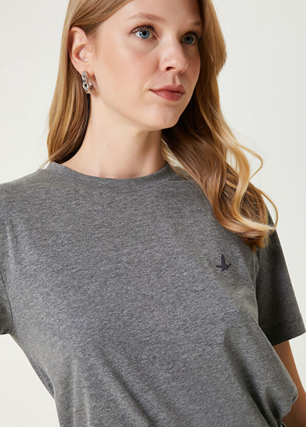 Beymen Club Gri Melanj T-shirt - 2