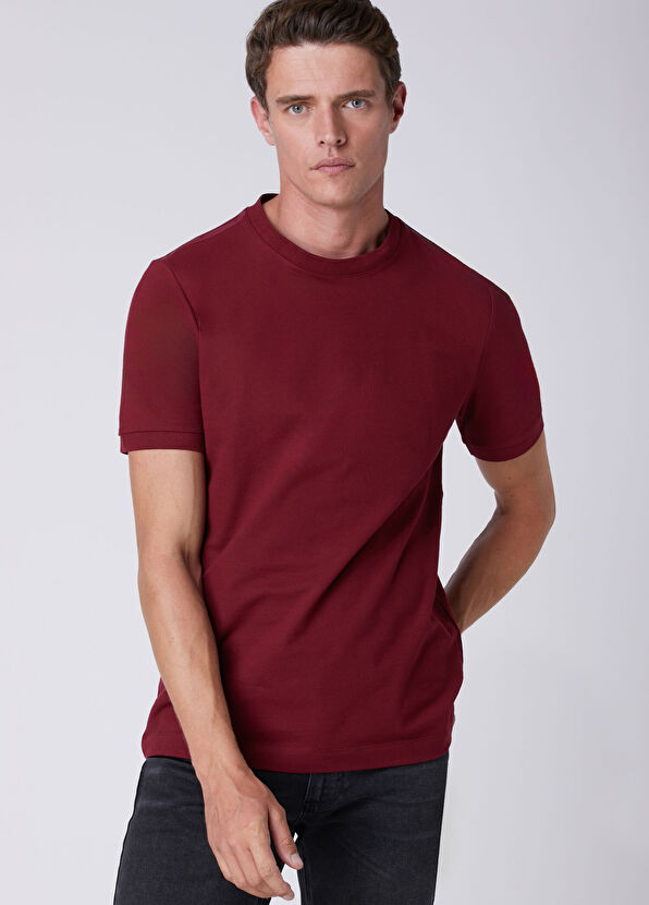 Beymen Club Basic Fit Cherry Shoulder Goose Flex Detail T-Shir - 2